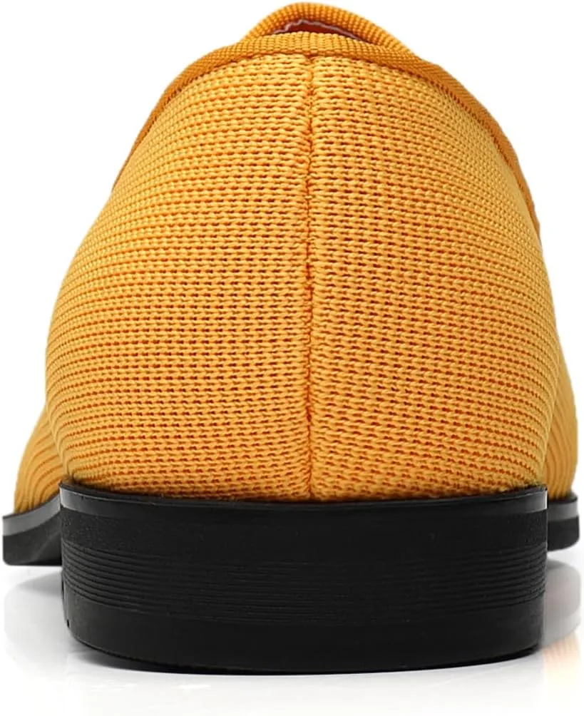 Men's Dress Loafers Stylish Flying Woven Party Wedding Shoes