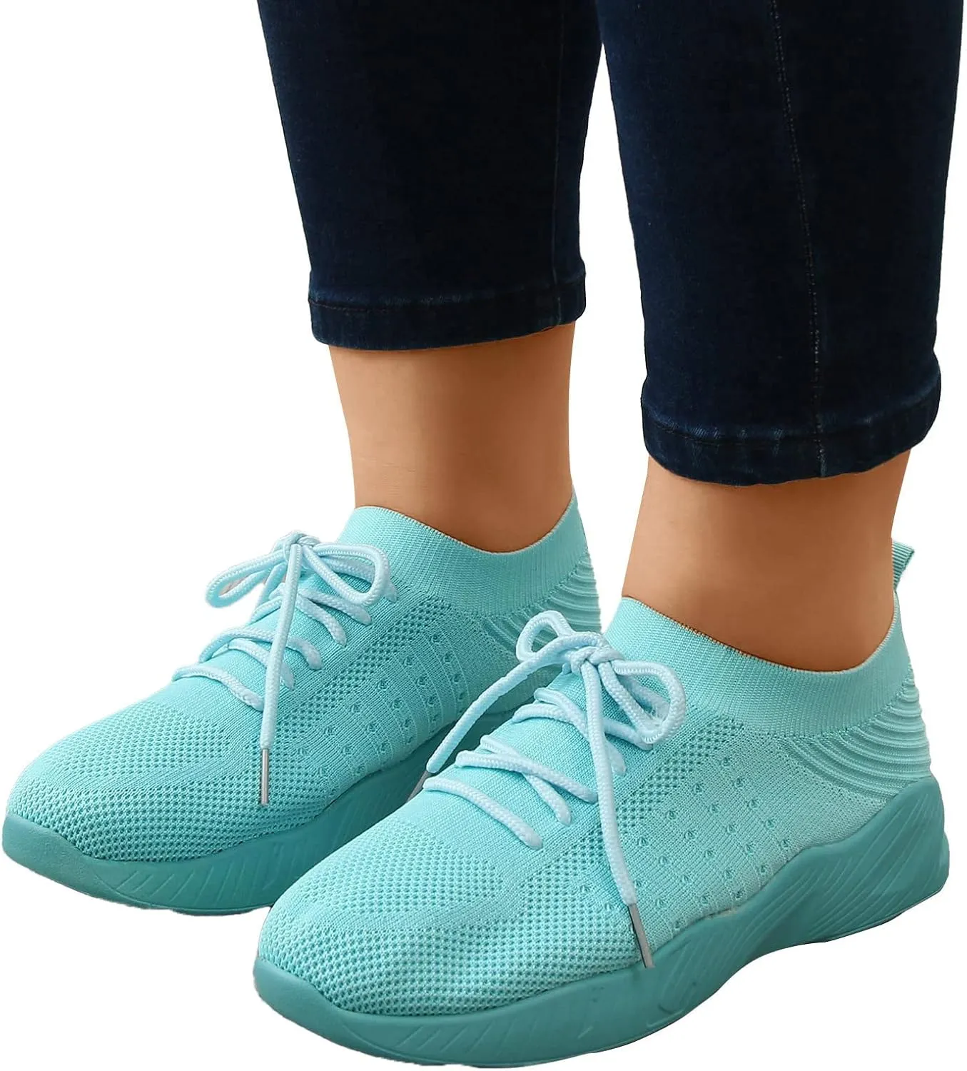 Mens Dress Shoes Casual Oxfords Shoes Knit Lightweight Tennis Shoes Men Comfortable Business Casual Shoes Platform Sneakers Black Tennis Shoe Loafers Casual Slip On