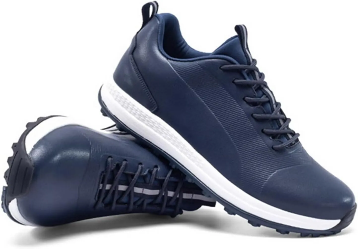 Men's Golf Shoes Breathable Spikeless Classic Golf Trainers Sneakers Anti Slip Walking Footwears for Golfers Outdoor
