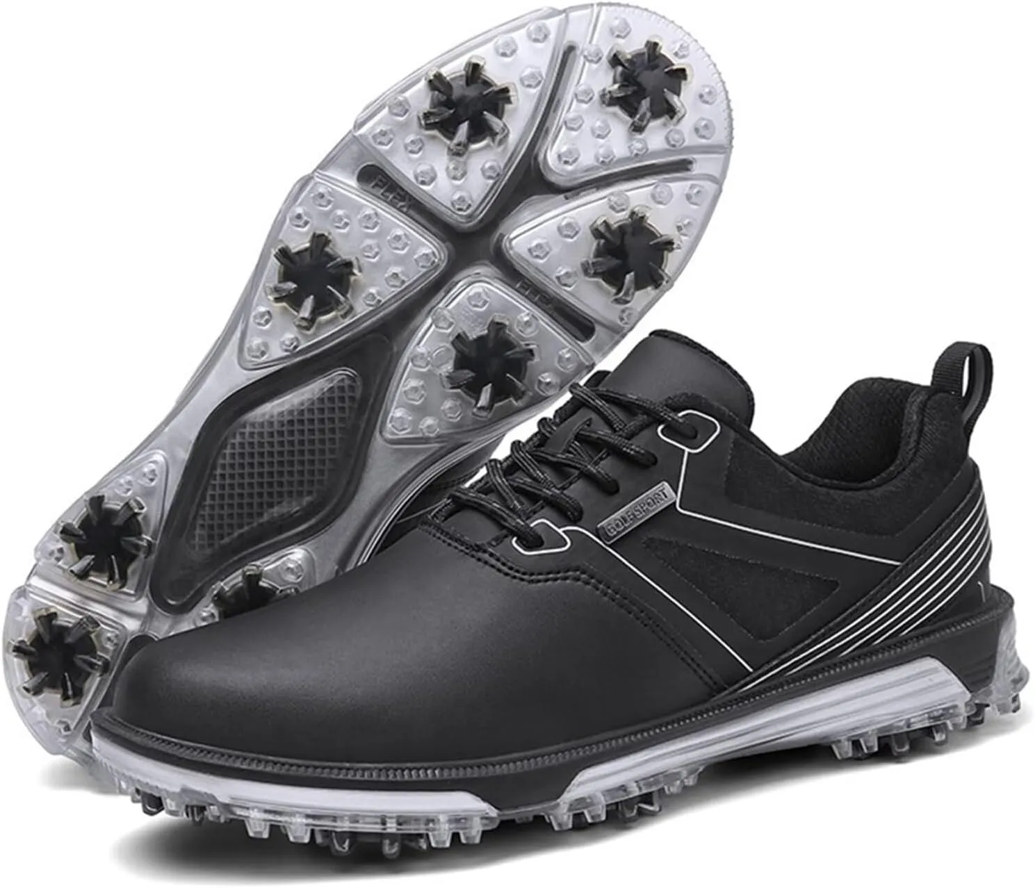 Men's Golf Shoes Classic Golf Trainers Breathable Anti Slip Walking Footwears Waterproof Mens Trainers Golfing
