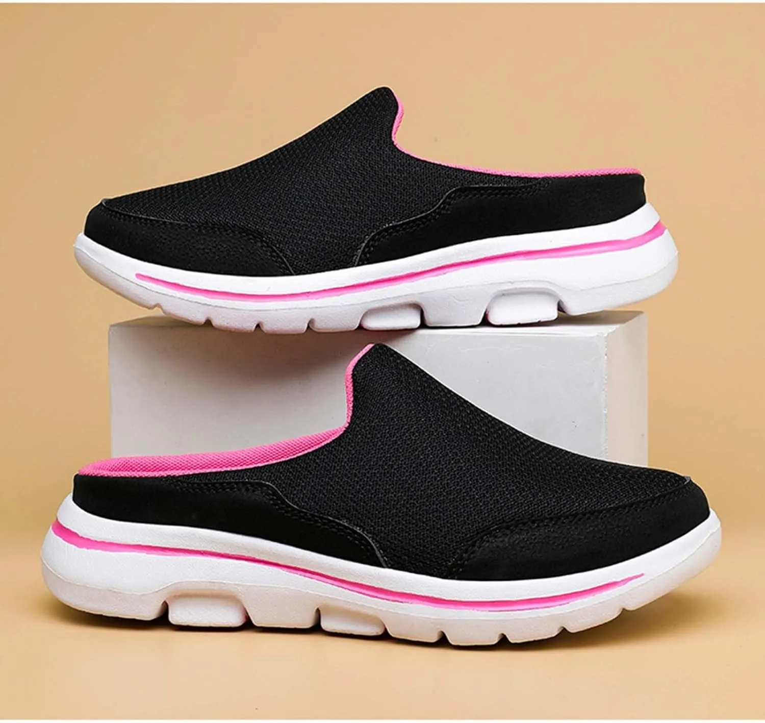 Men's Reathable Stretch Canvas Shoes Lightweight Breathable Walking Shoe Gym Tennis Business Formal Dress Shoes