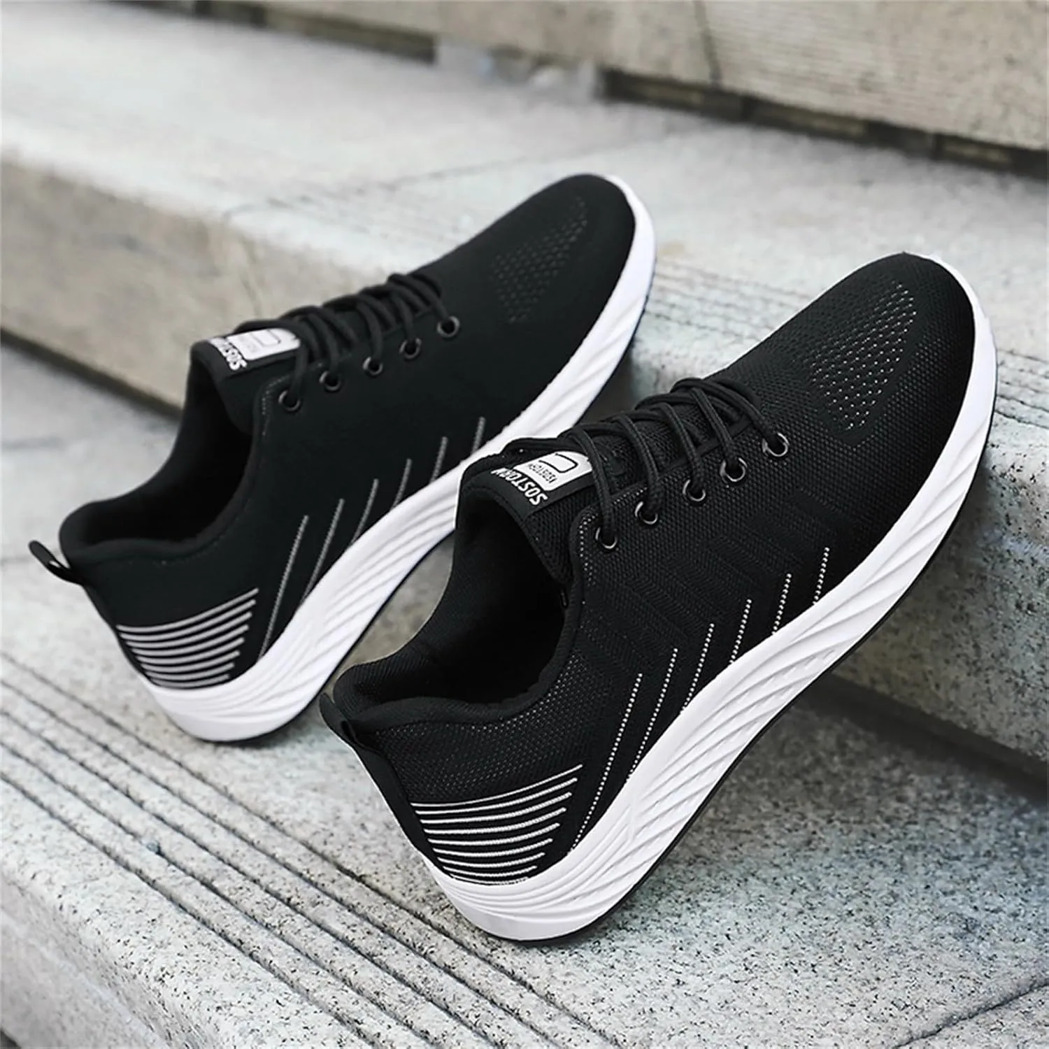 Men's Running Shoes Breathable Tennis Sneakers Non Slip Casual Comfortable Non Slip Sport Walking Shoes