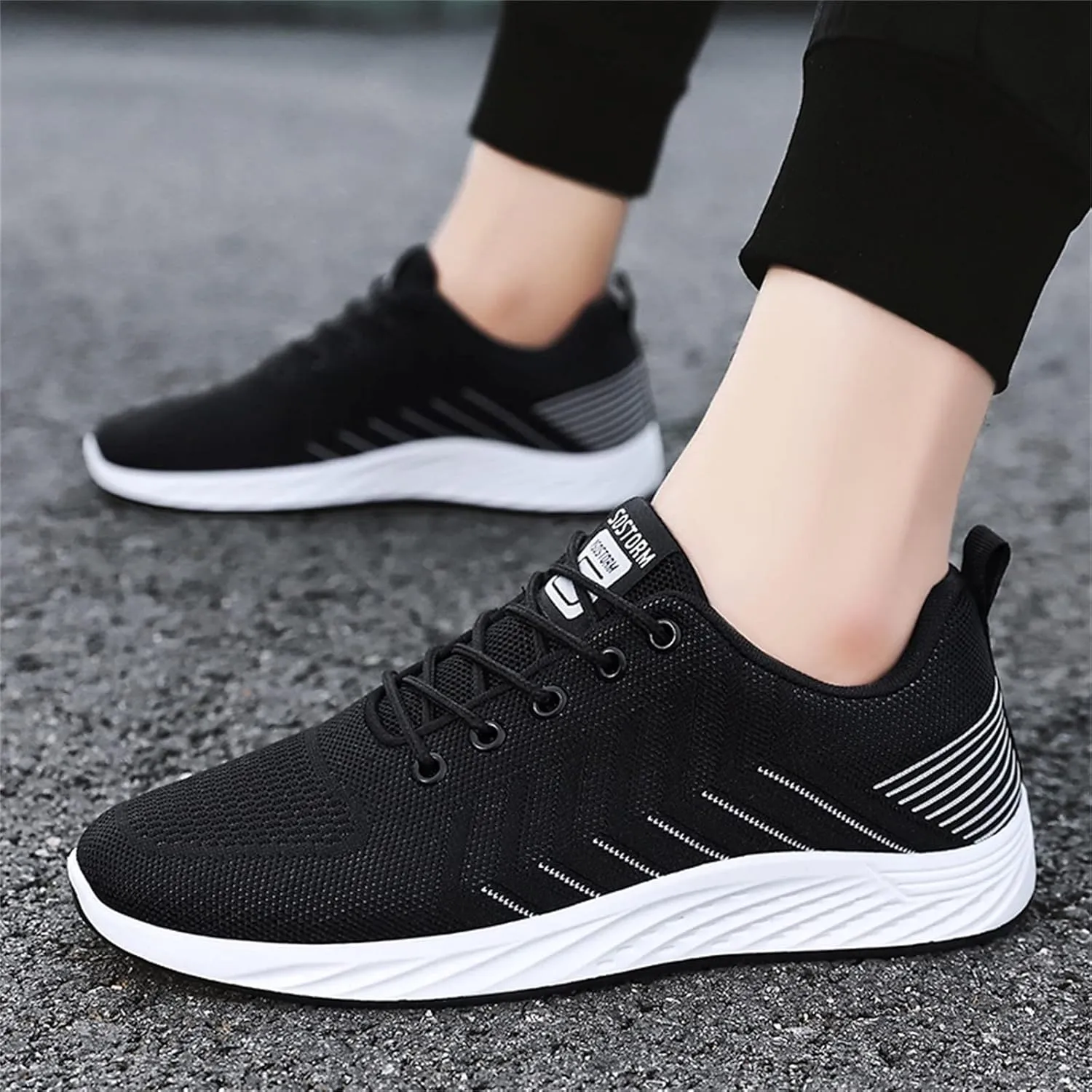 Men's Running Shoes Breathable Tennis Sneakers Non Slip Casual Comfortable Non Slip Sport Walking Shoes