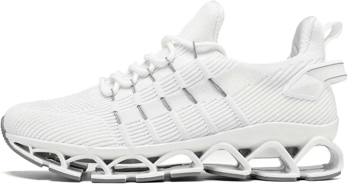 Mens Running Shoes Mesh Breathable Trail Runners Fashion Sport Blade Walking Tennis Sneakers