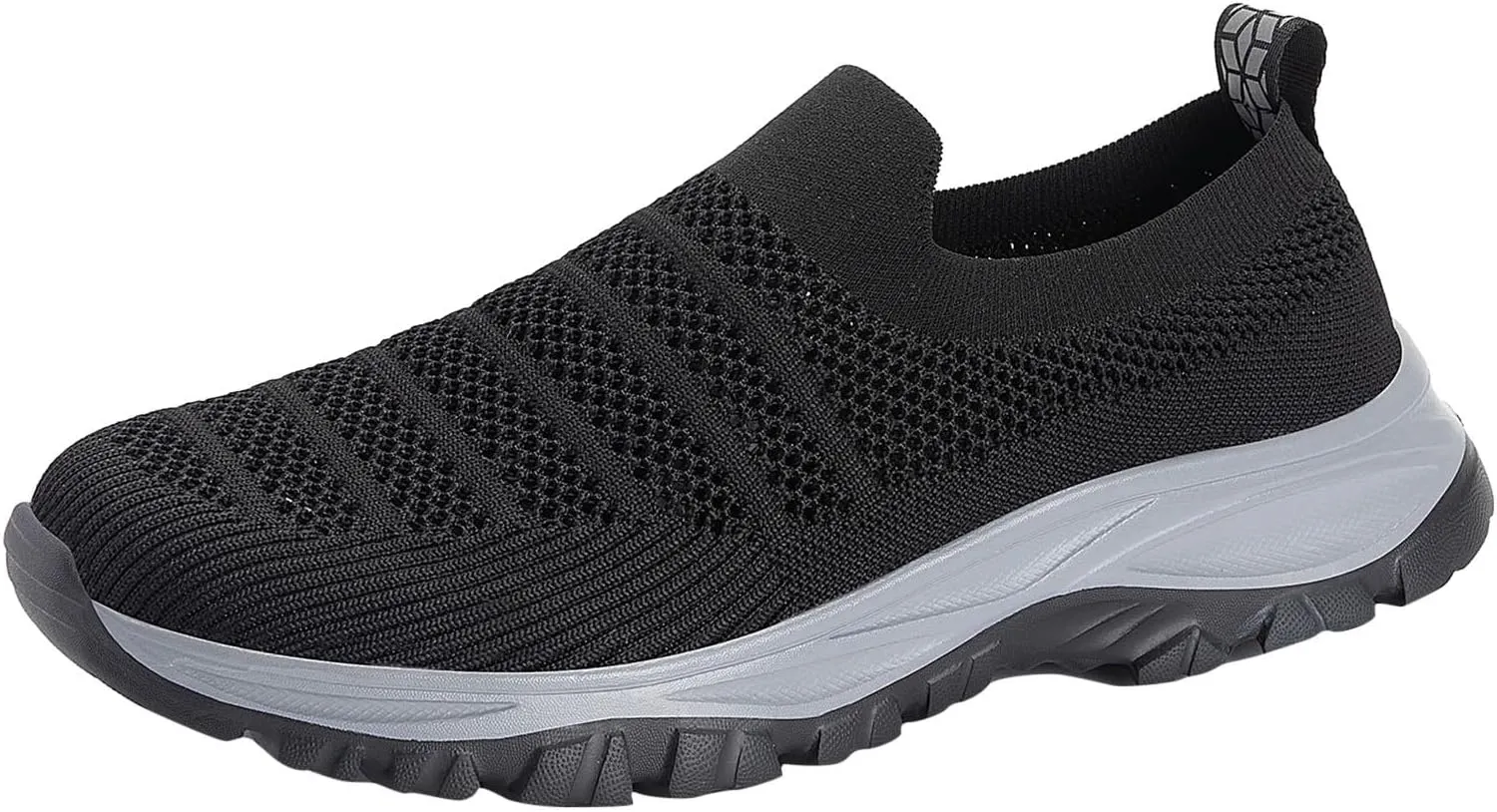 Men's Running Walking Sneakers Casual Slip on Tennis Shoes Lightweight Breathable Comfortable Non Slip Sport Shoes