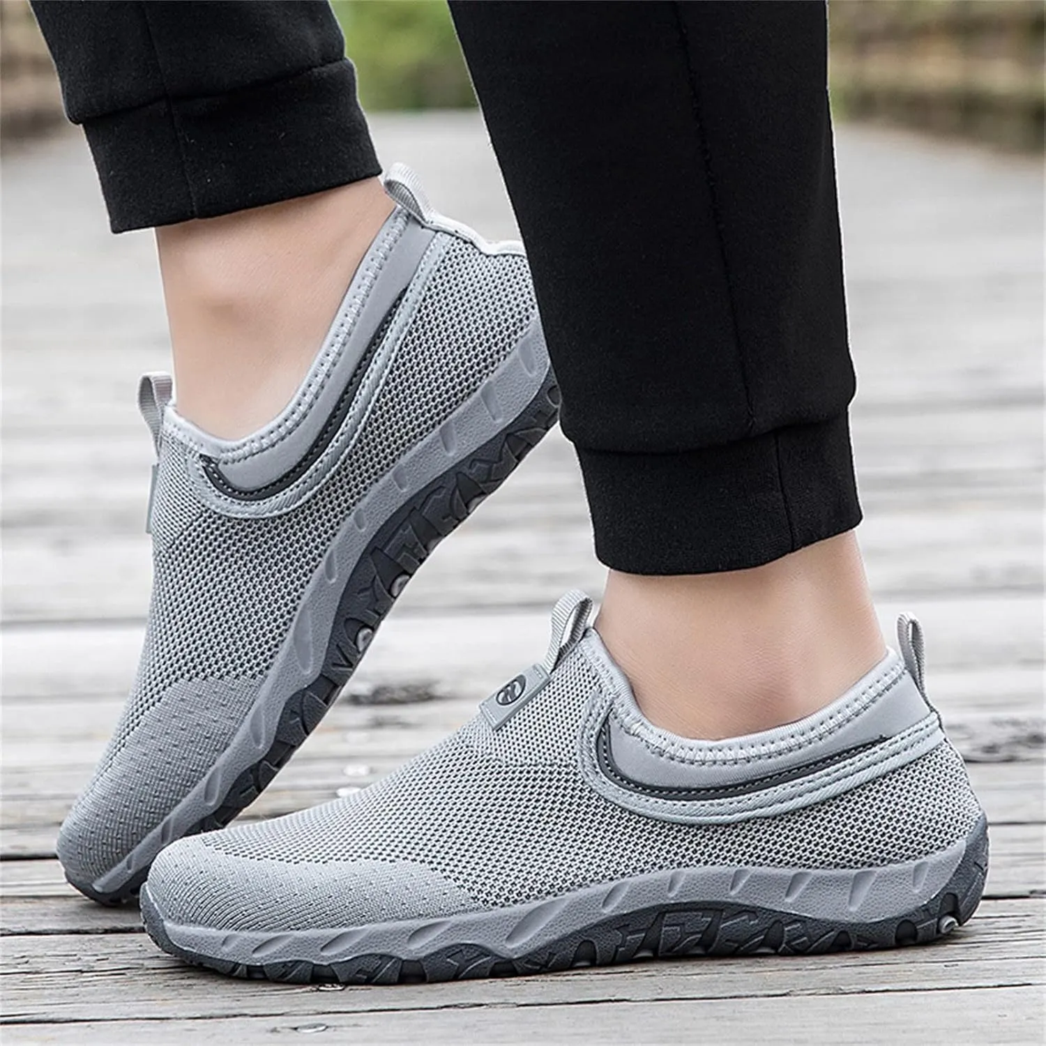 Men's Slip on Breathable Walking Shoes Lightweight Casual Sports Sneakers Comfort Non Slip Running Shoes for Men