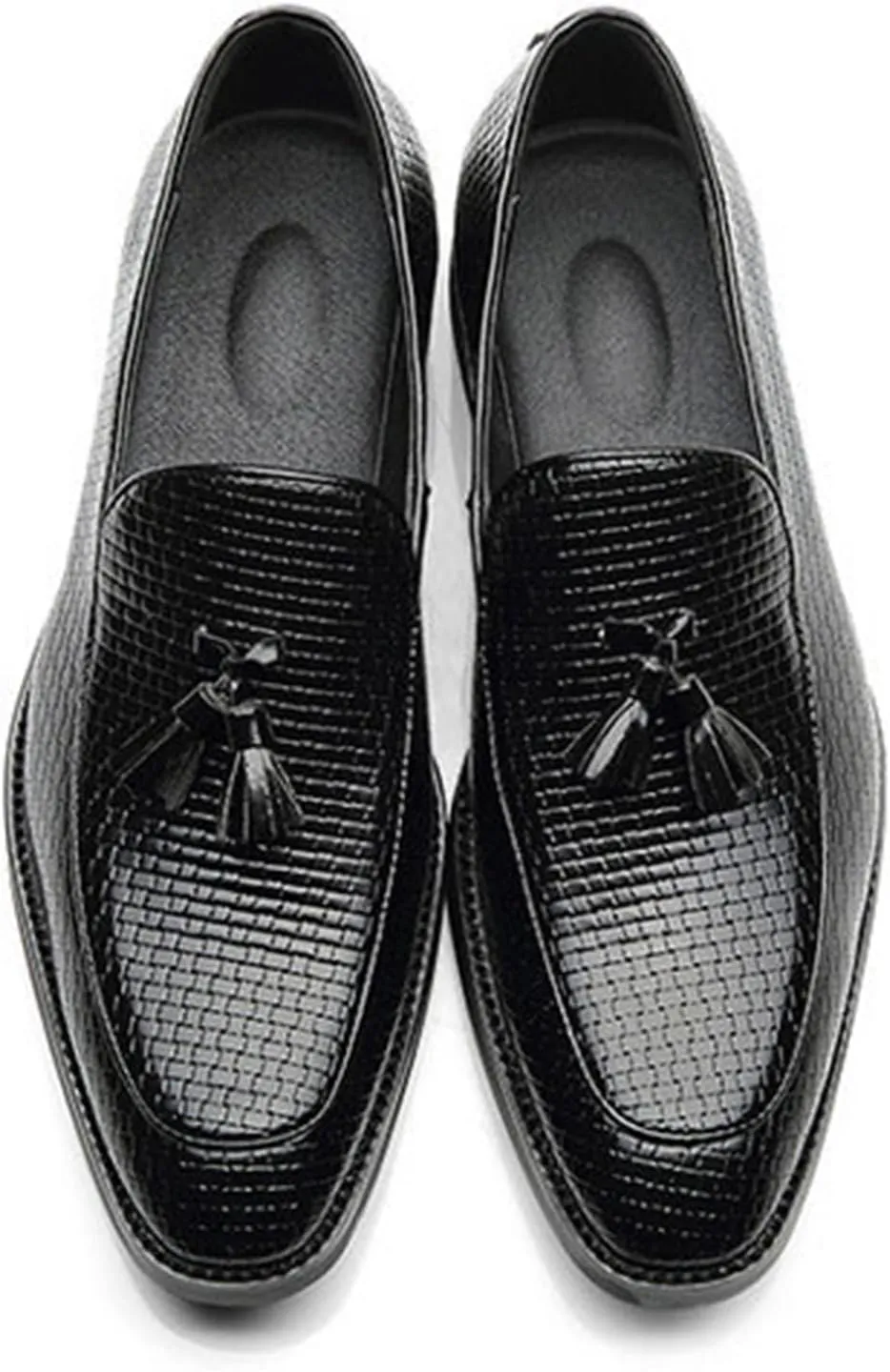 Mens Tassel Loafers Shoes Formal Fashionable Stylish Dress Shoes Slip On Casual Shoes for Business Wedding Wear