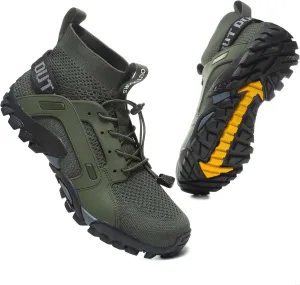 Mens Womens Mid Athletic wate Shoes Knitted Mesh Mens Quick Dry Swimming Shoes Beach Diving Hiking Sailing Travel Water Hiking Shoes Breathable Anti-Slip Wearable Amphibious