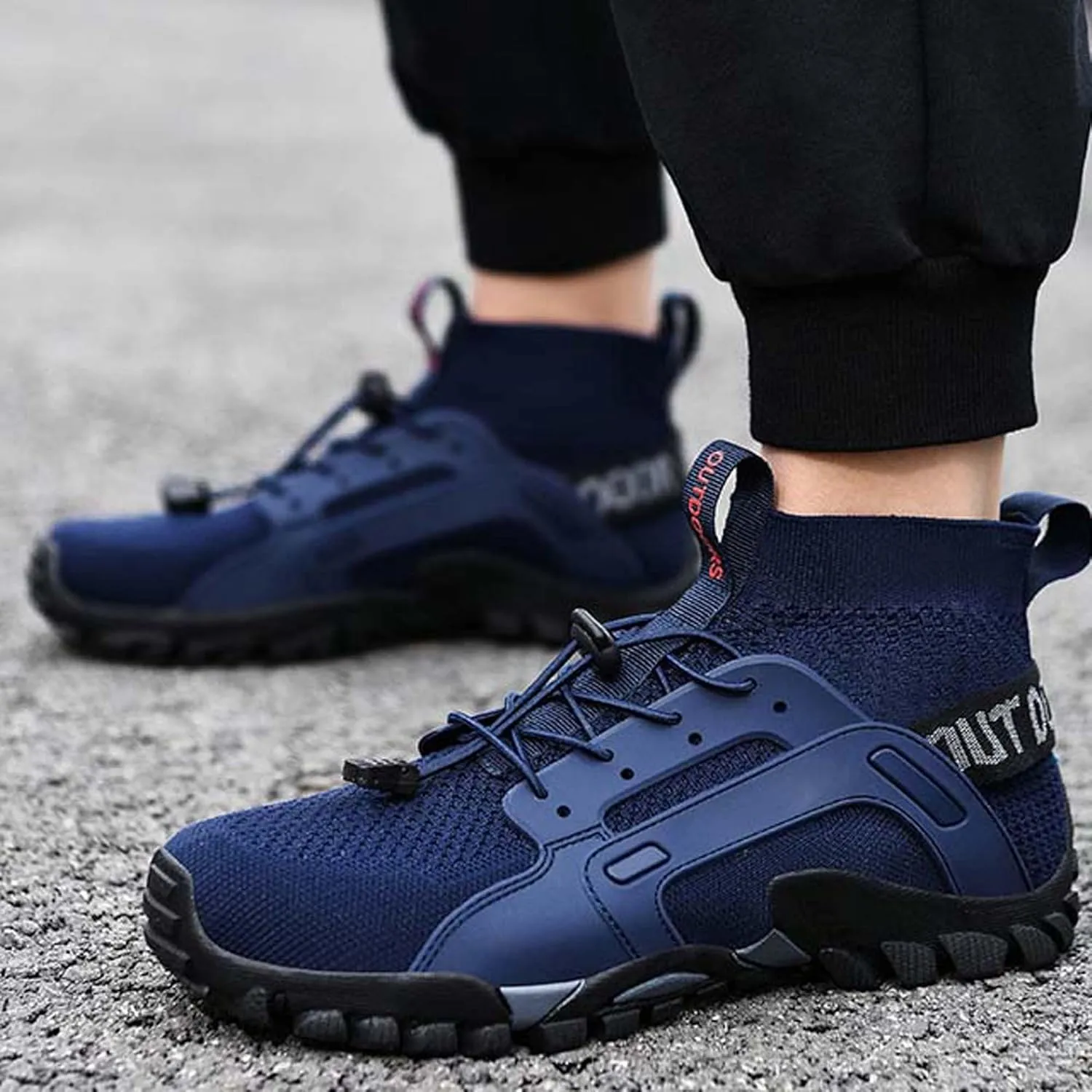 Mens Womens Mid Athletic wate Shoes Knitted Mesh Mens Quick Dry Swimming Shoes Beach Diving Hiking Sailing Travel Water Hiking Shoes Breathable Anti-Slip Wearable Amphibious