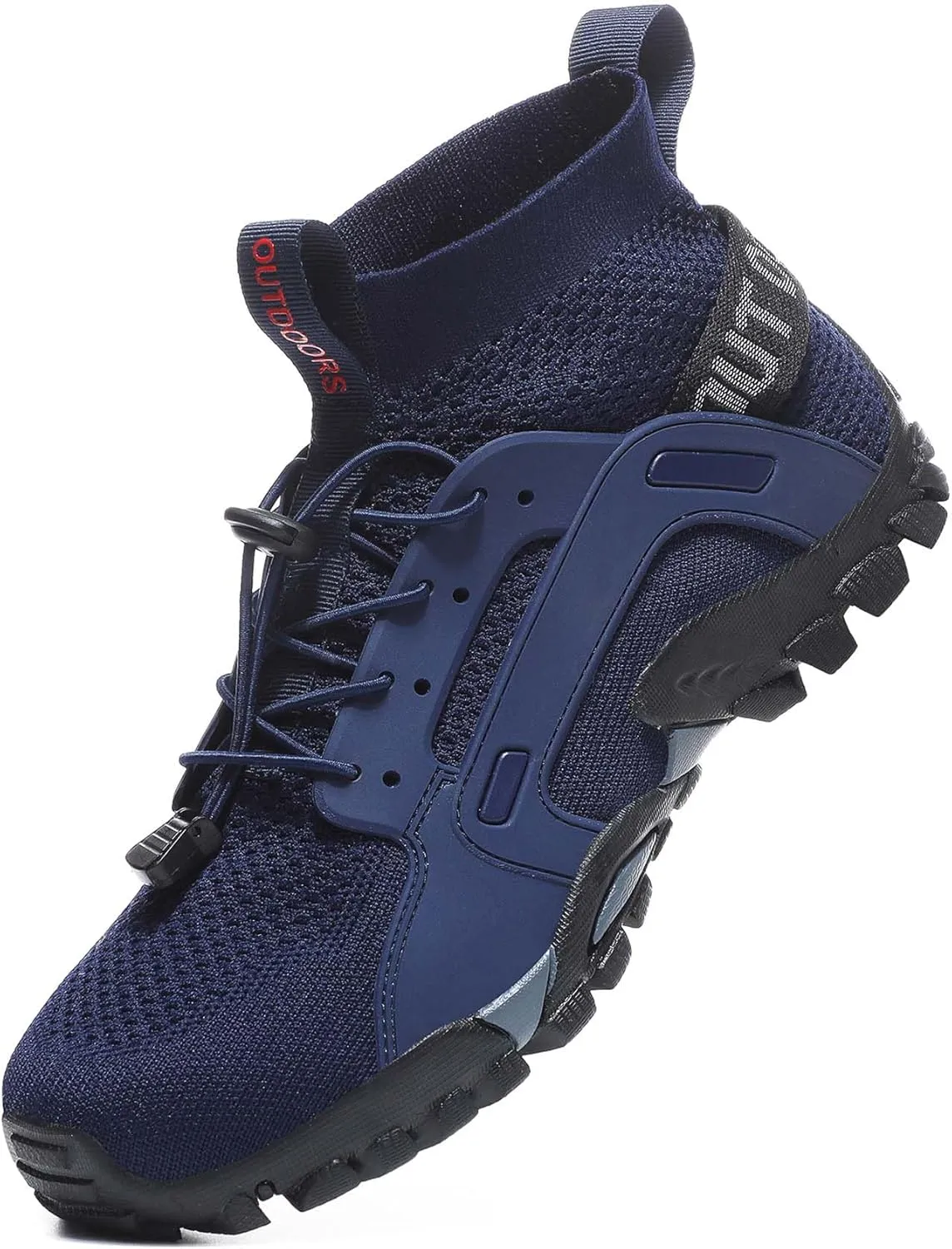 Mens Womens Mid Athletic wate Shoes Knitted Mesh Mens Quick Dry Swimming Shoes Beach Diving Hiking Sailing Travel Water Hiking Shoes Breathable Anti-Slip Wearable Amphibious