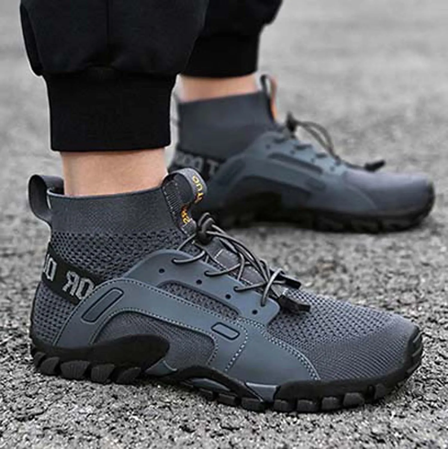 Mens Womens Mid Athletic wate Shoes Knitted Mesh Mens Quick Dry Swimming Shoes Beach Diving Hiking Sailing Travel Water Hiking Shoes Breathable Anti-Slip Wearable Amphibious