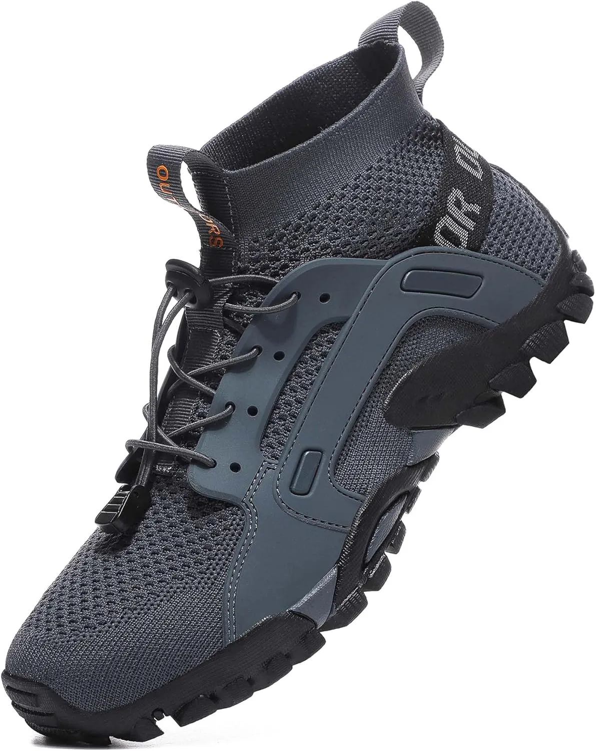 Mens Womens Mid Athletic wate Shoes Knitted Mesh Mens Quick Dry Swimming Shoes Beach Diving Hiking Sailing Travel Water Hiking Shoes Breathable Anti-Slip Wearable Amphibious