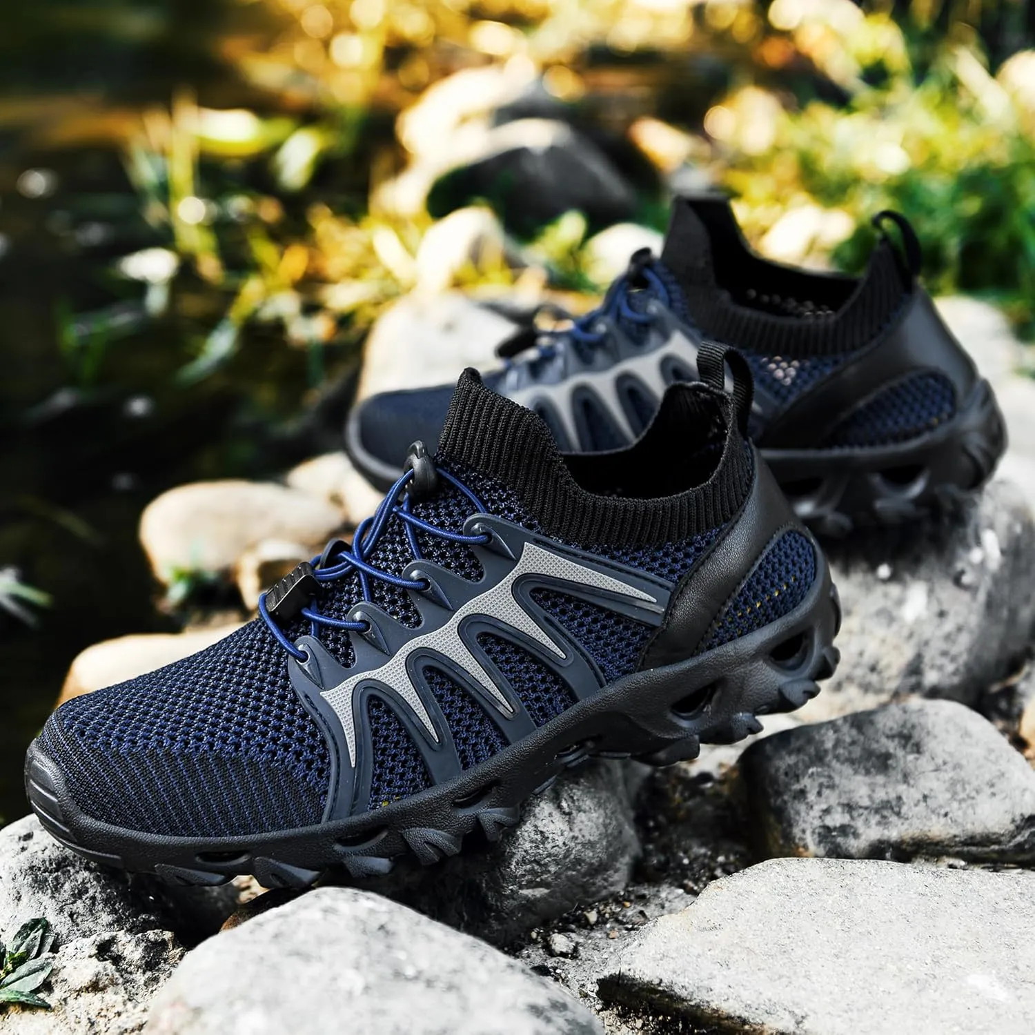 Mens Womens Water Shoes Quick Drying Aqua Beach Shoes Water Hiking Shoes Lightweight Water Sports Shoes for Swimming Fishing Kayaking