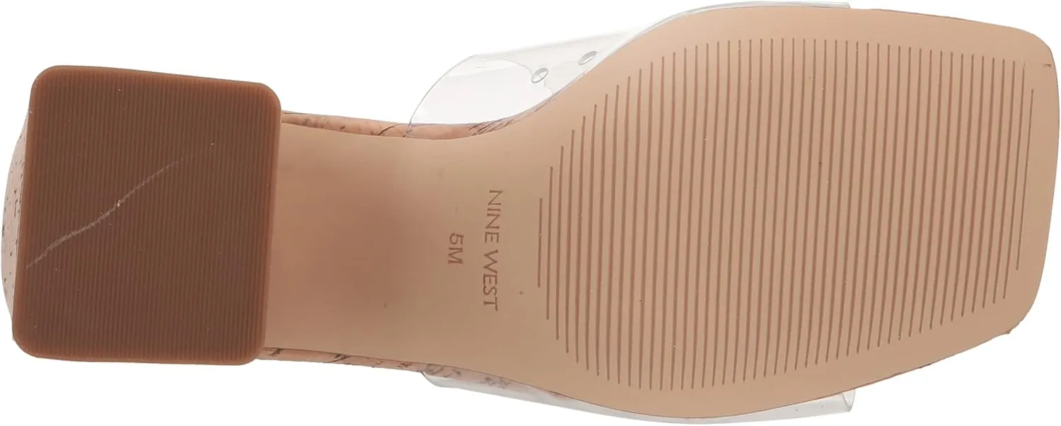 Nine West Women's Teice Heeled Slide Sandal