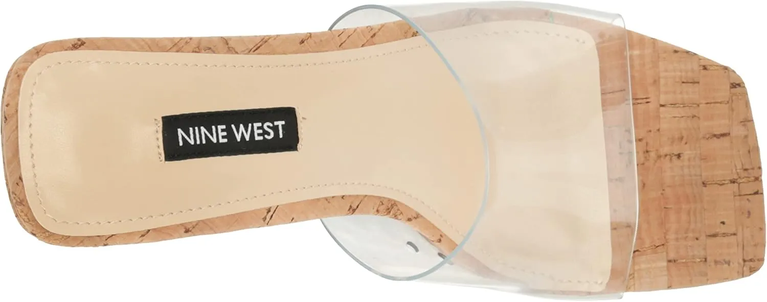 Nine West Women's Teice Heeled Slide Sandal