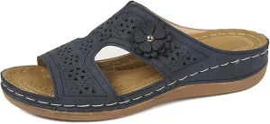 Orthopedic Sandals for Women Comfortable Dressy Wedge Spring Shoes Summer Vacation Arch Support Orthotic Sandals