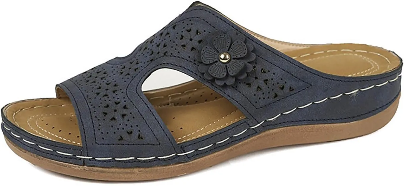 Orthopedic Sandals for Women Comfortable Dressy Wedge Spring Shoes Summer Vacation Arch Support Orthotic Sandals