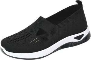 Orthopedic Shoes for Women Breathable Soft Slip On Mens Dress Shoes Lightweight Business Casual Shoes Wedge Sneakers Slip On Tennis Shoe Loafers Dress Shoe