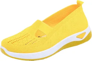 Orthopedic Shoes for Women Breathable Soft Slip On Running Shoes for Women Lether Shoes Dressy Casual Dress Sneakers Waterproof Tennis Shoe Trainers Shoe