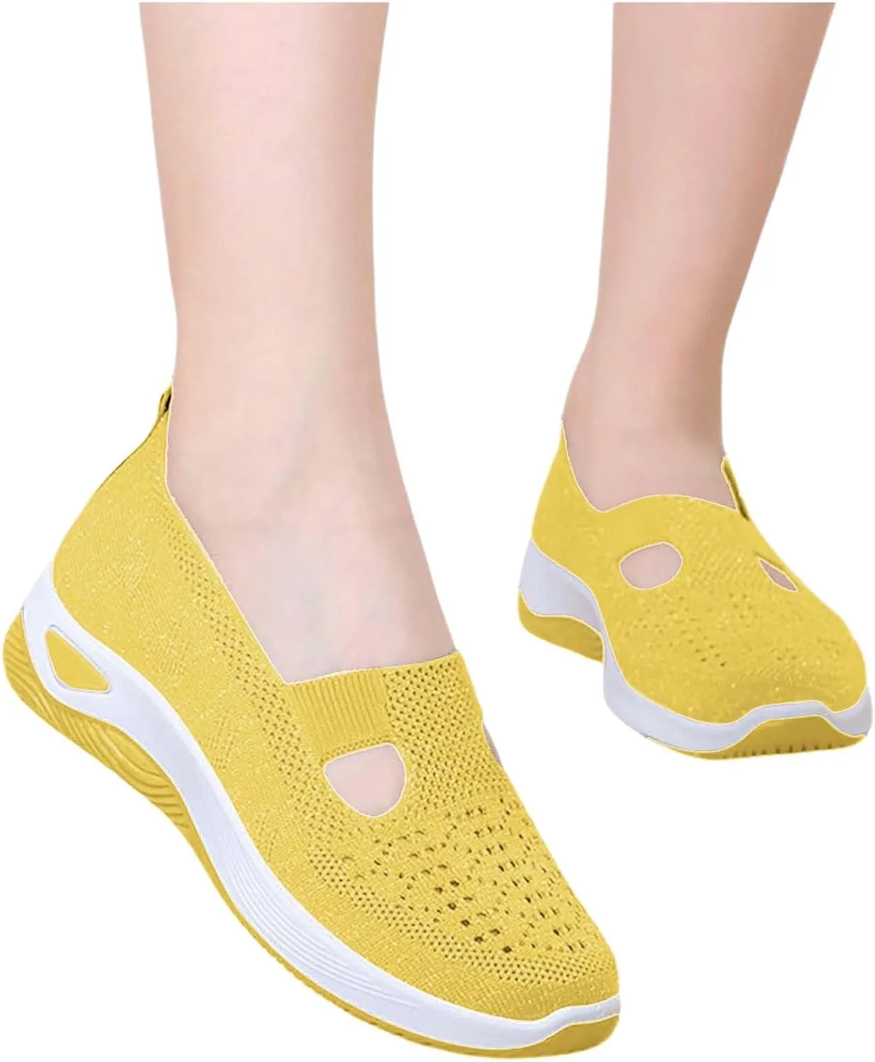 Orthopedic Shoes for Women Breathable Soft Slip On Running Shoes for Women Lether Shoes Dressy Casual Dress Sneakers Waterproof Tennis Shoe Trainers Shoe