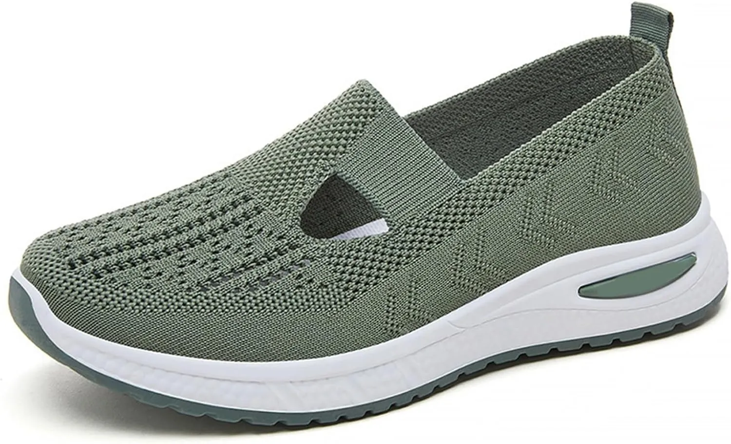 Orthopedic Shoes for Women Woven Orthopedic Slip On Shoes Women Mesh Breathable Casual Shoes Trendy Waterproof Sneakers Steel Toe Tennis Shoe Trainers Shoe