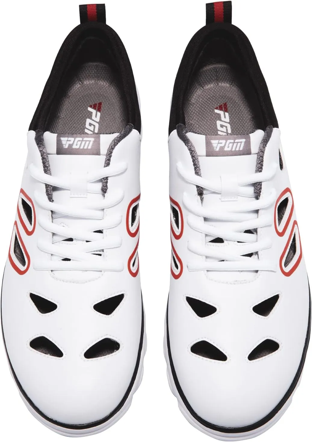 PGM Golf Shoes Mens - Summer Breathable Mens Golf Shoes Spiked - Golf Training Sport Sneakers Anti Slip Walking Footwears Outdoor