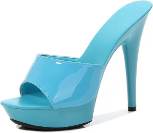 Platform Stilettos Sandals Sexy High Heels for Women Open Toe Shoes Heels