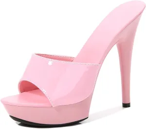 Platform Stilettos Sandals Sexy High Heels for Women Open Toe Shoes Heels