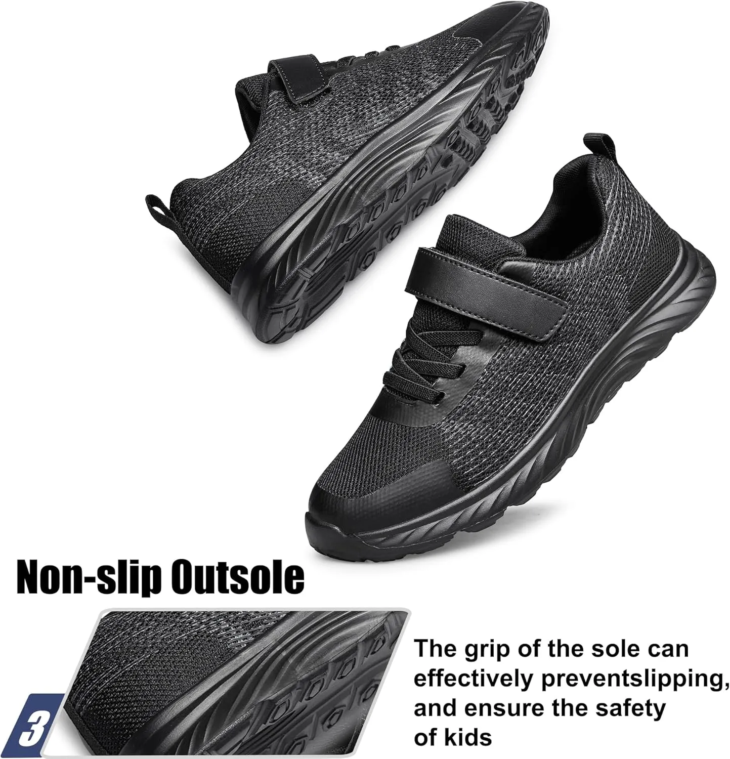 Raoendis Boys Girls Sneakers Kids Shoes Lightweight Breathable Athletic Running Tennis Fitness Shoes for Unisex Toddler/Little Kid/Big Kid