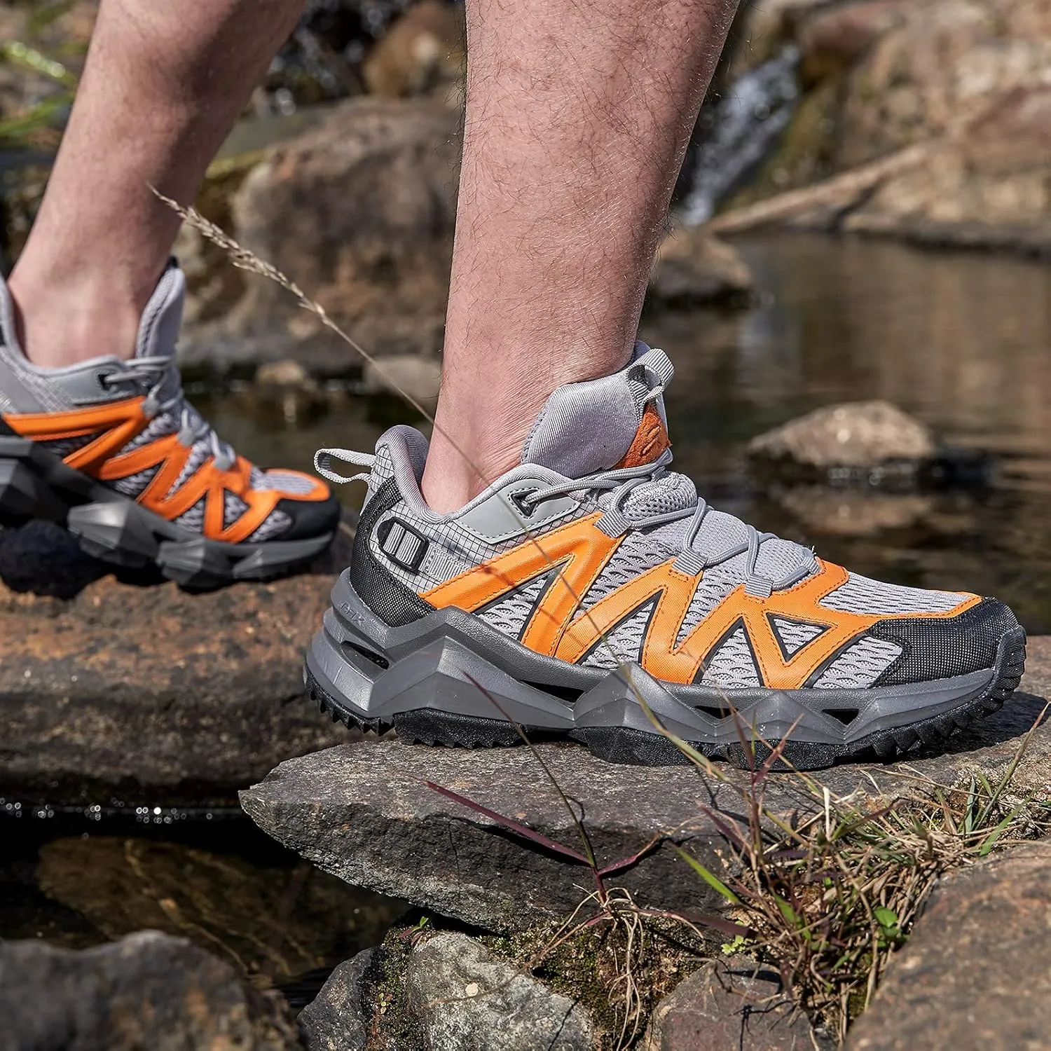 RAX Men's Water Shoes Quick-Dry Aqua Water Hiking Shoes