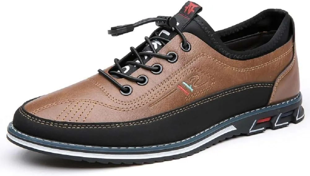 Rayootd Orthopedic Shoes for Men, Men's Driving Shoes Slip-On Business Casual