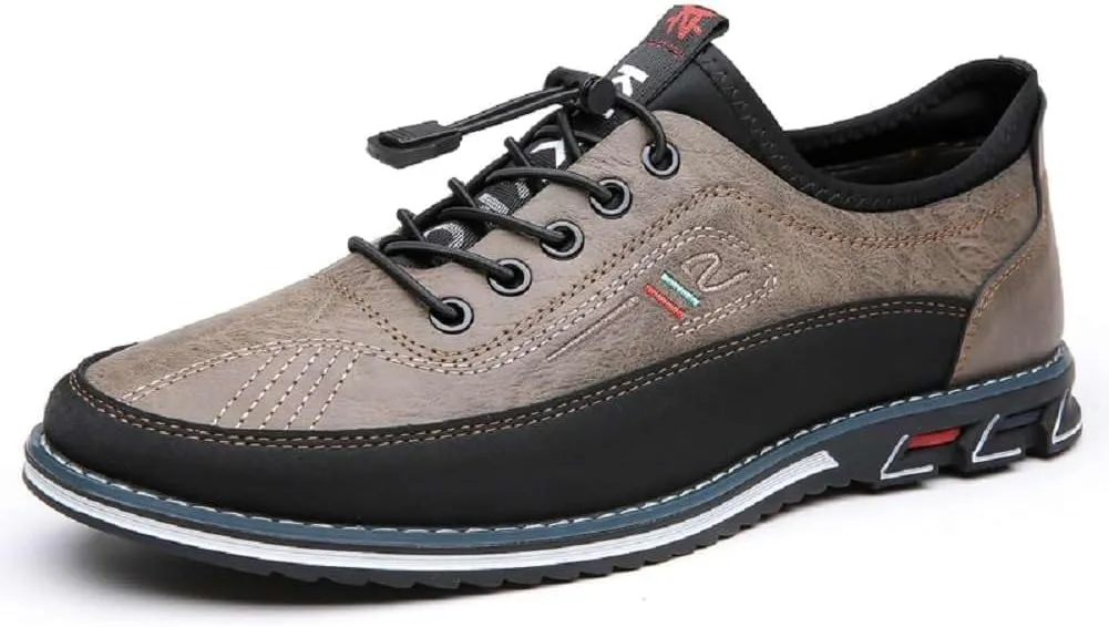 Rayootd Orthopedic Shoes for Men, Men's Driving Shoes Slip-On Business Casual