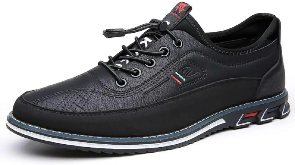 Rayootd Orthopedic Shoes for Men, Men's Driving Shoes Slip-On Business Casual