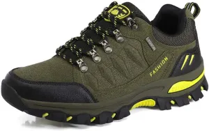 Rojeam Women Men Mountain Trekking Boots Lace-up Hiking Boots Walking Trainers Shoes for Outdoor Sports