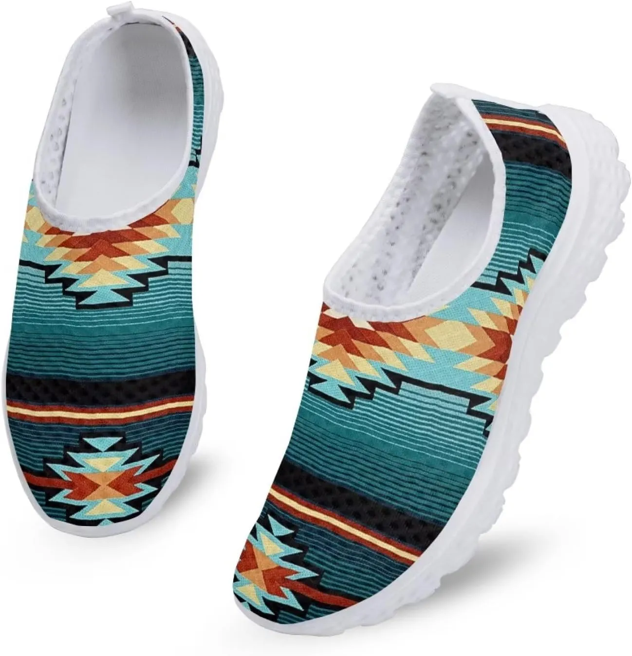 SEANATIVE Women Casual Slip On Mesh Shoes Lightweight Athletic Sneakers