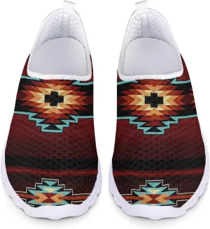 SEANATIVE Women Casual Slip On Mesh Shoes Lightweight Athletic Sneakers