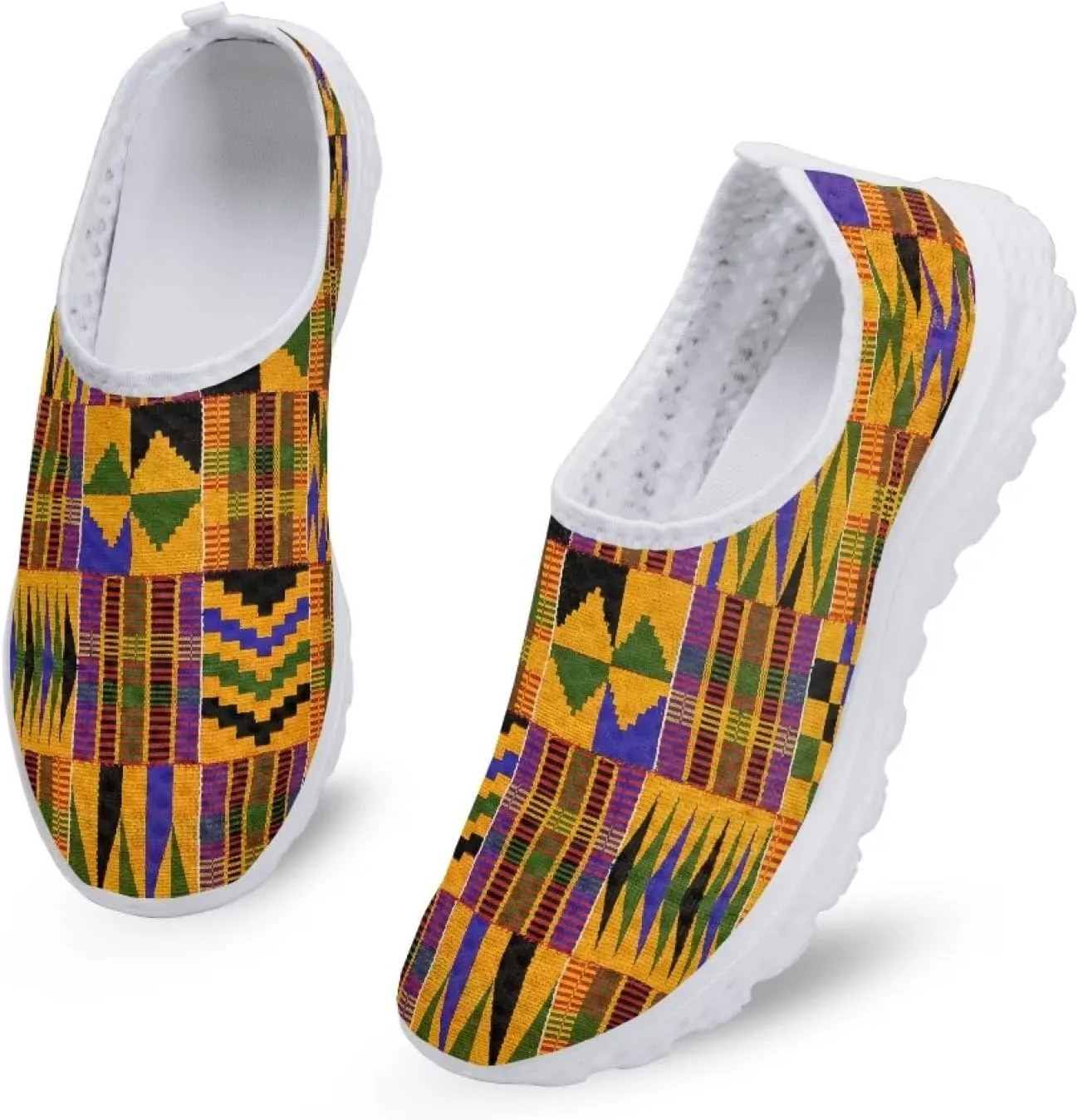 SEANATIVE Women Casual Slip On Mesh Shoes Lightweight Athletic Sneakers