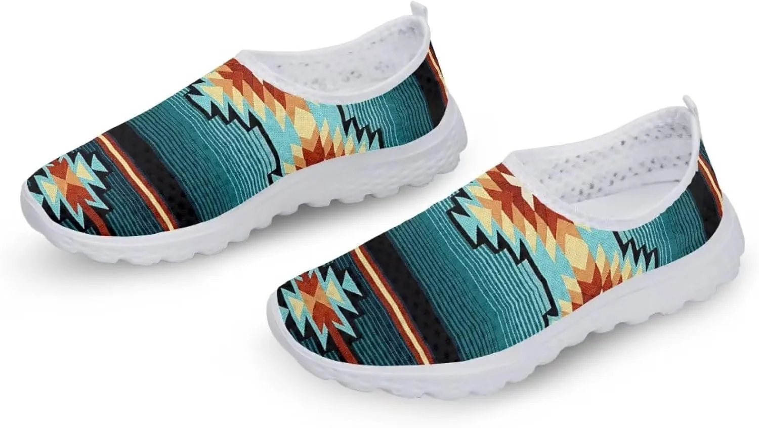 SEANATIVE Women Casual Slip On Mesh Shoes Lightweight Athletic Sneakers