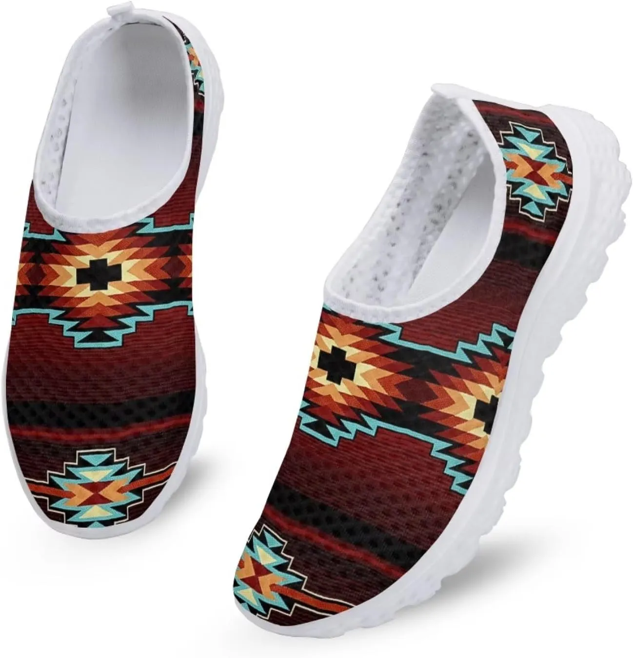 SEANATIVE Women Casual Slip On Mesh Shoes Lightweight Athletic Sneakers