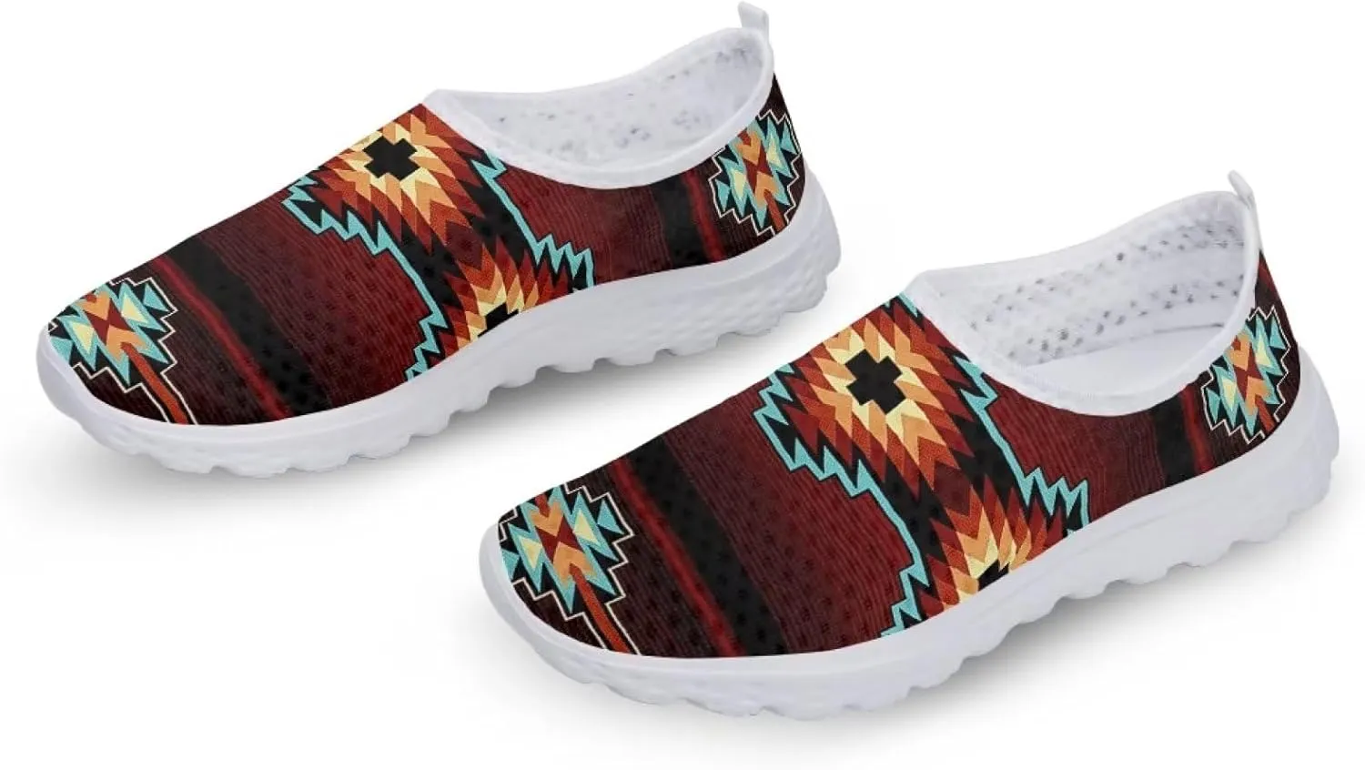 SEANATIVE Women Casual Slip On Mesh Shoes Lightweight Athletic Sneakers