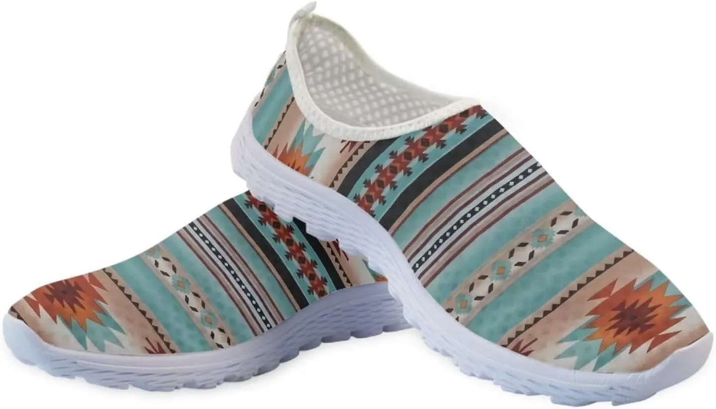 SEANATIVE Women Casual Slip On Mesh Shoes Lightweight Athletic Sneakers