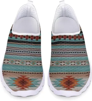 SEANATIVE Women Casual Slip On Mesh Shoes Lightweight Athletic Sneakers