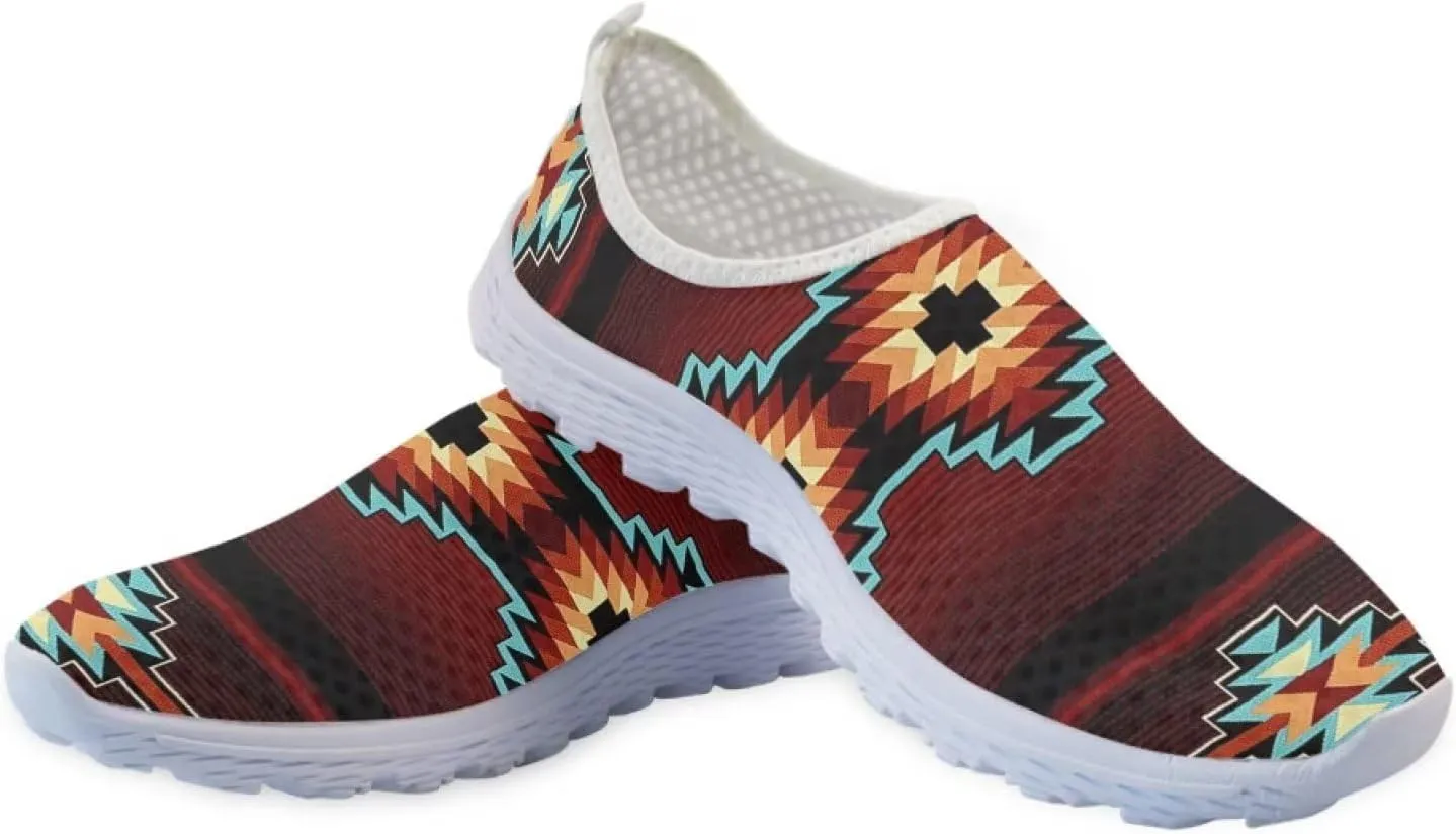 SEANATIVE Women Casual Slip On Mesh Shoes Lightweight Athletic Sneakers