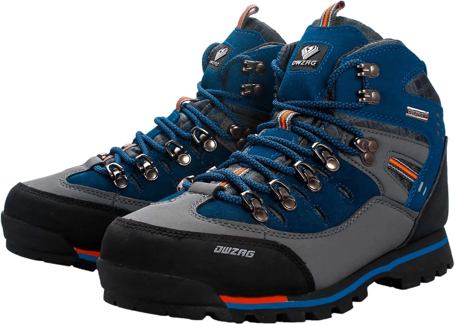 Shije Men's Snow Boots Hiking Warm Ankle Lace-up Shoe Winter Mountain Climbing Trekking Boots Non-Slip Fashion Booties for Outdoor