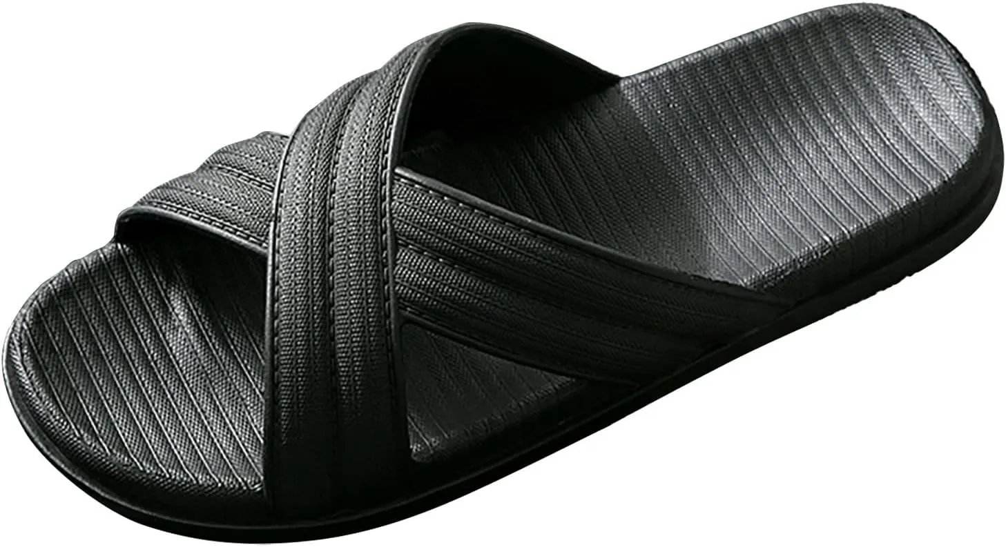 Shower Sandals Shower Shoes with Drainage Holes Non Slip Summer Bathroom Indoor House Slippers with Drain Holes