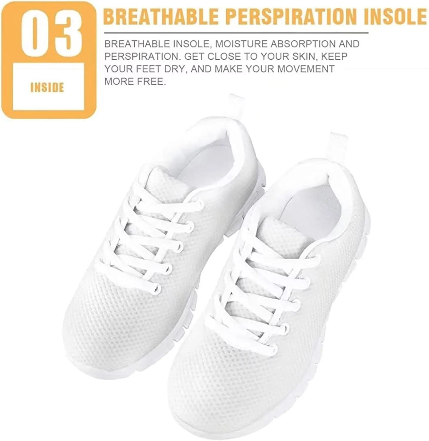 Showudesigns Kids Running Shoes 11-3 Athletic Sneakers for Girls Boys