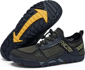SOBASO Water Shoes Men Hiking Quick Dry Aqua Barefoot Swim Beach Shoes for Pool Hike Surf Sport Yoga Diving Sailing Travel Adult Unisex