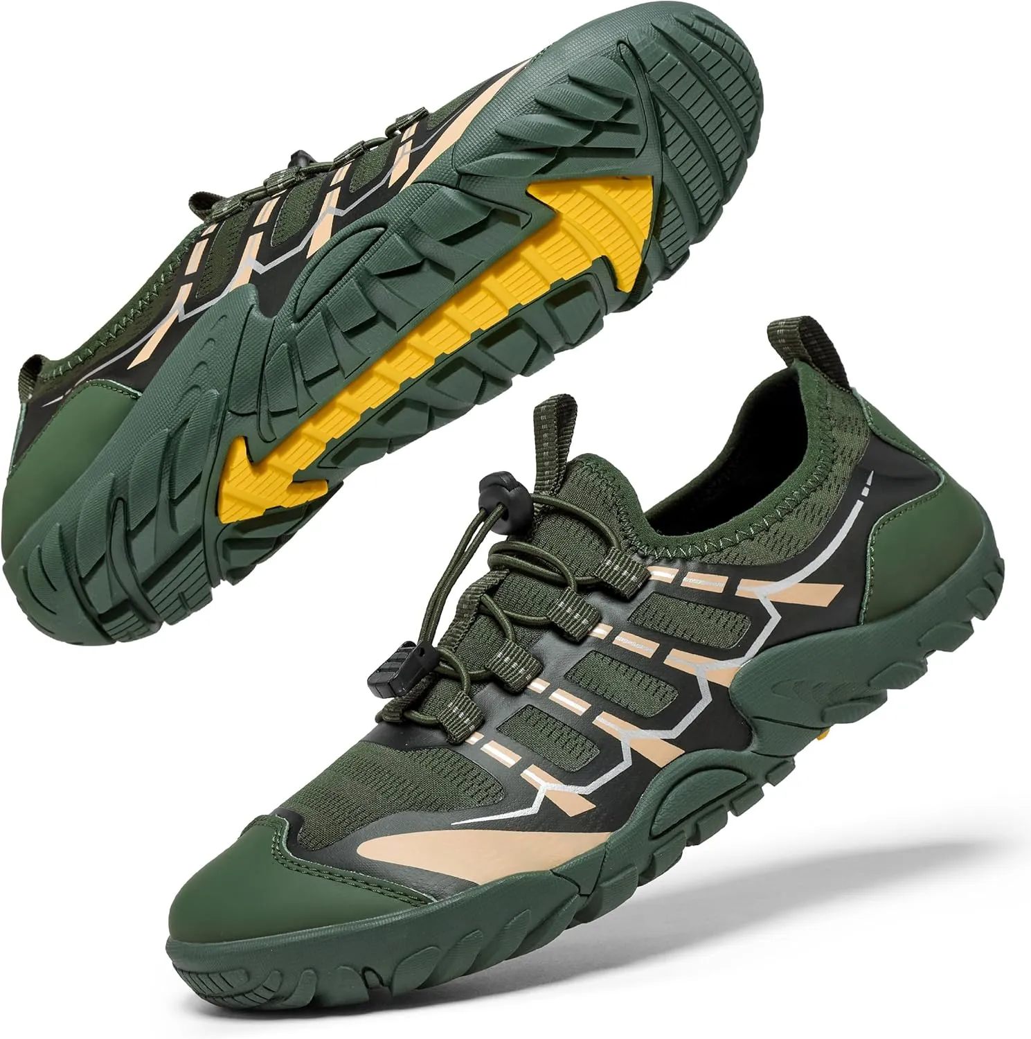 SOBASO Water Shoes Men Hiking Quick Dry Aqua Swim Beach River Barefoot Shoes for Boat Hike Surf Sport Yoga Diving Sailing Travel Adult Unisex