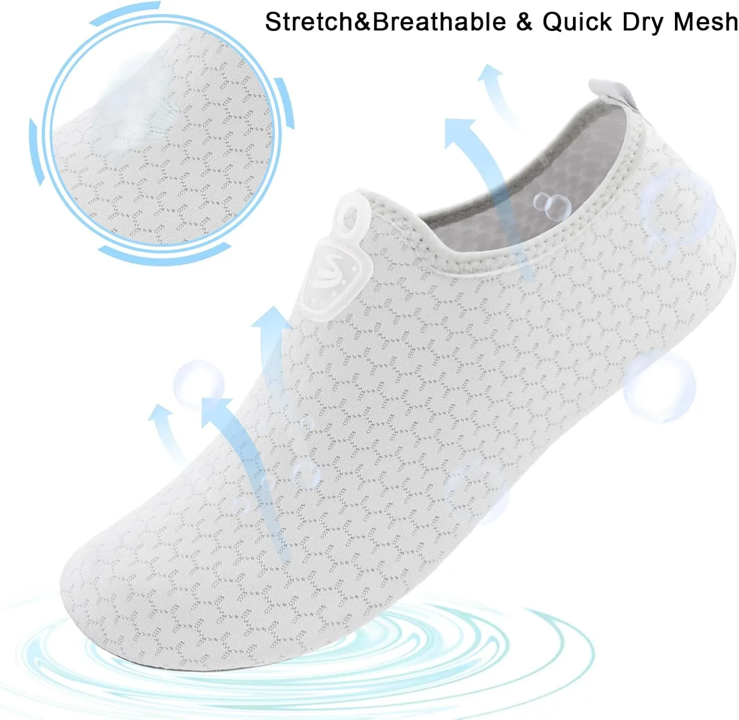 Spesoul Water Shoes for Women Men Quick Dry Aqua Socks Water Sneakers Outdoor Beach Swim Shoes