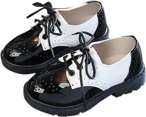 Spring and Summer New Soft and Lightweight Rubber Sole Lace Up Glossy Fashion Children's Shoes baby spring clothes girl